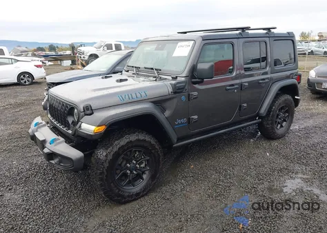 2024 Jeep Wrangler 4Xe Willys 4Xe from USA, damaged, VIN 1C4RJXN64RW143506